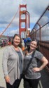 Jen and Jessica on the bridge