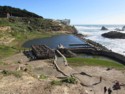 Ruins of the Sutro Baths on the Pacific Ocean