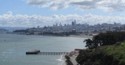 View of San Francisco from the bridge