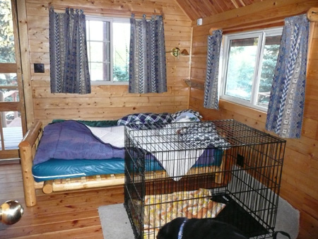 031 cabin family area and the boys bedroom