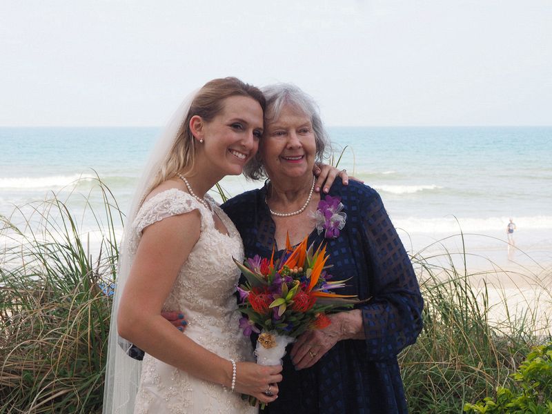 Katy with her Grandmother