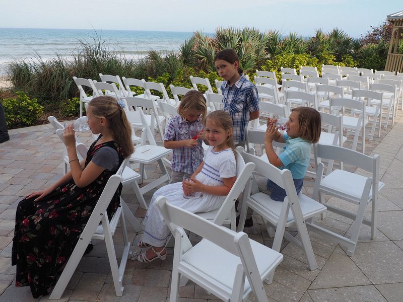 Matt's kids get to drink a Sprite 'cocktail' with a cherry