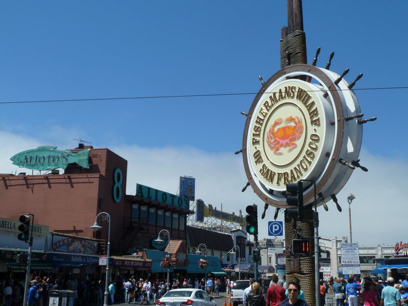 Fishermans Wharf sign