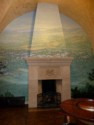 Fireplace mural