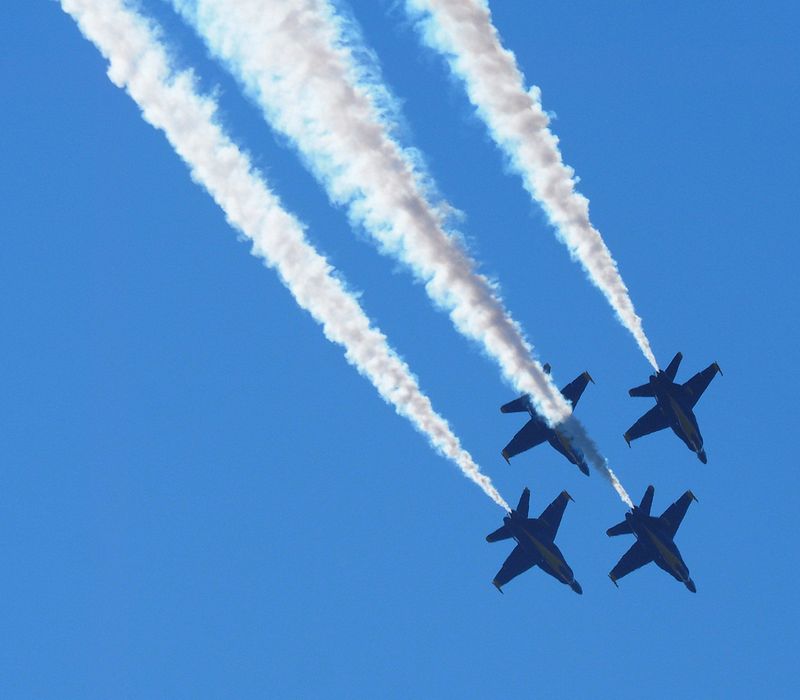 The Blue Angels arrive