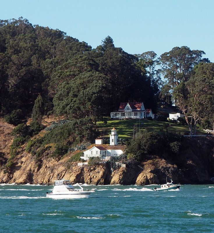 Yerba Buena Lighthouse and Coast Guard officer's residence