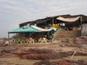 A bar and restaurant on the beach