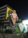 Cora on the play structure