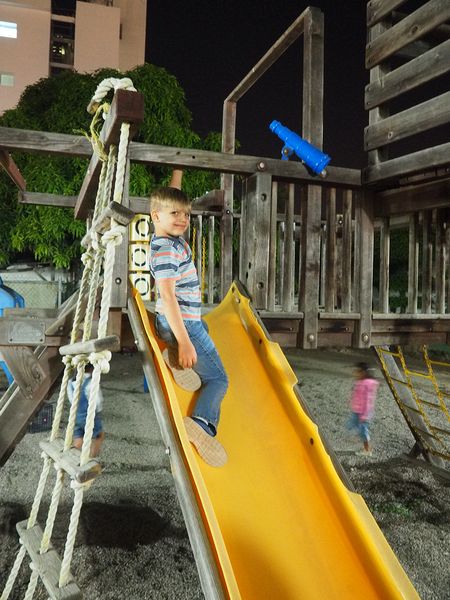 Grant on the slide