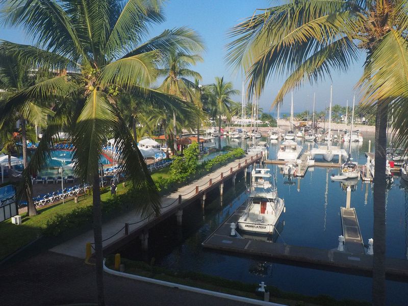 View from our hotel room veranda - 1