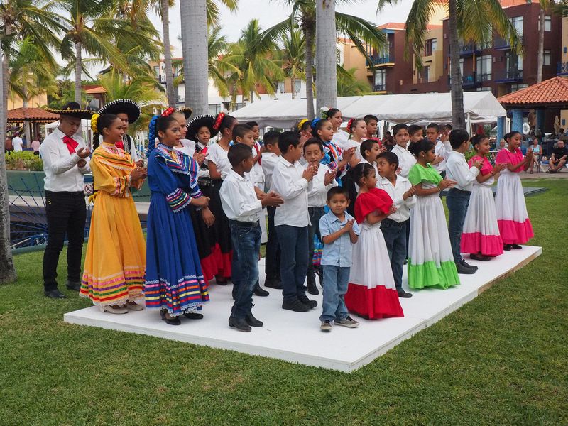 Kids from the Salvation Army Orphanage come to our hotel to perform