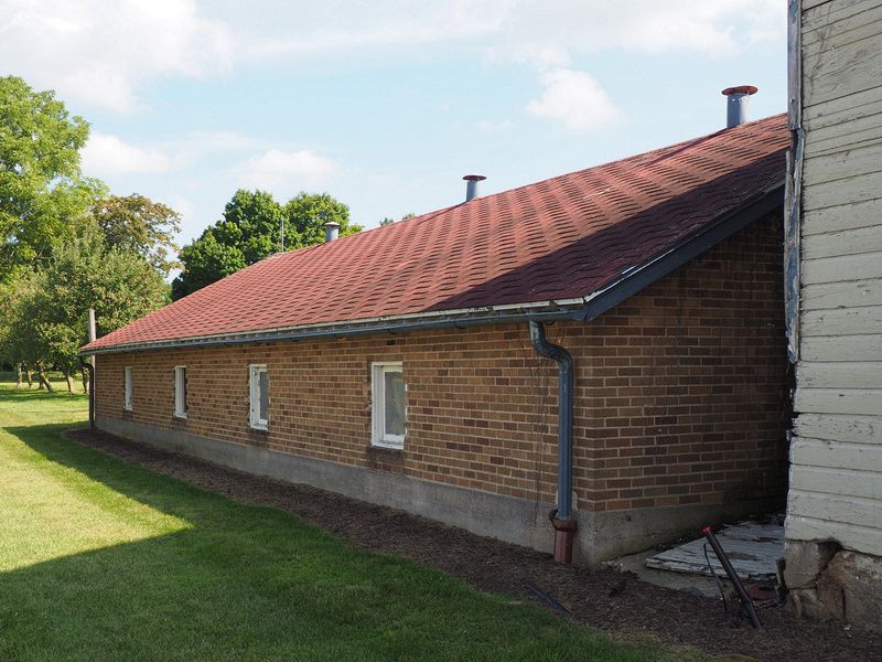 Brick outbuilding