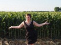 Jessica in front of the corn field 2