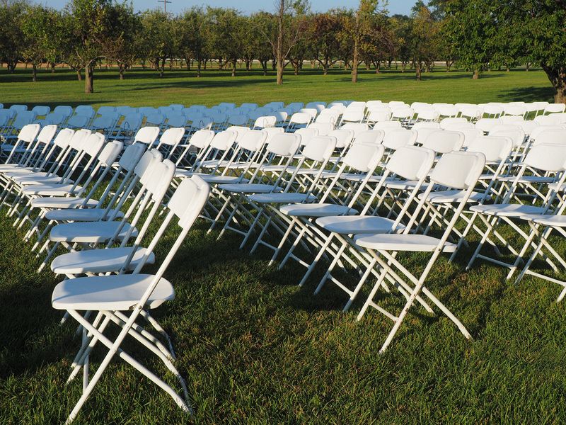 More empty chairs