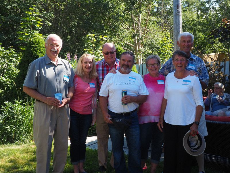 Carl, Eloise, Livingston, Roger, Donna, BJ, and Rod