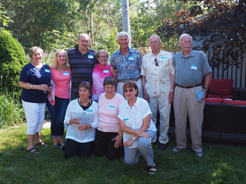 Marilyn, Eloise, Barry, Donna, Rod, Don, Carl, Brenda, Marge, and Gail