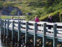 Eloise and Linda on the walkway