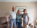 Eloise with Don and Jean in their home in Grand Bank