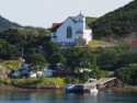 Methodist church across the bay