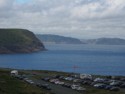 Looking back at the headlands