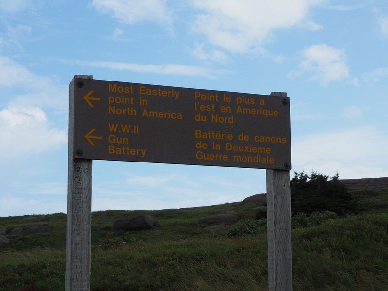 Most easterly point in North America this way