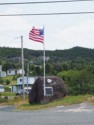 Memorial to a local who served in the US armed forces