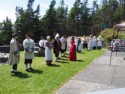 Reenactment at Castle Hill