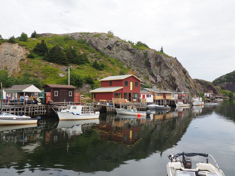 Fishing shacks