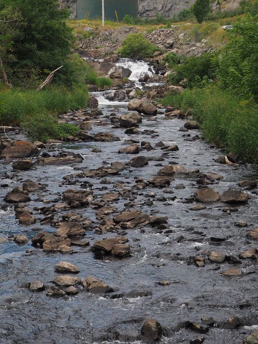 Little waterfall and creek