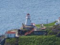 Close-up of the lighthouse