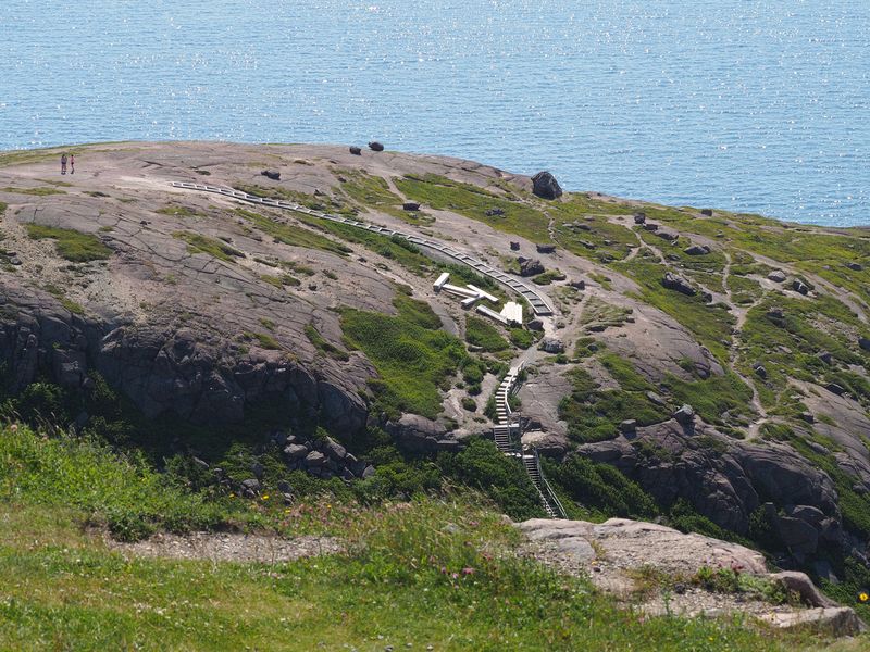 Hiking trail and steps