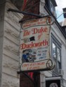 Sign for the Duke of Duckworth pub