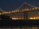 Bay Bridge and East Bay lights - 2