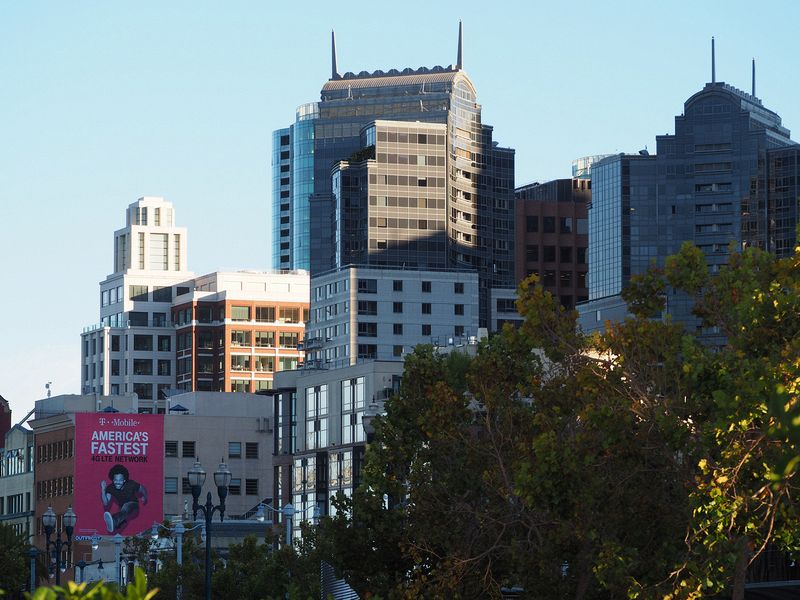 Part of downtown San Francisco