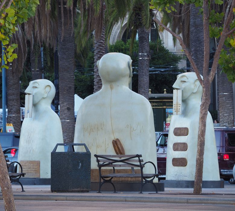 Strange statues along the Embarcadero