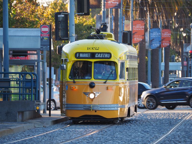 Vintage F line street car