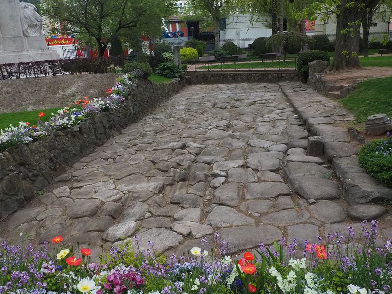 A portion of the original Roman road through Vienne