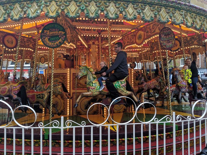 Carousel in downtown York