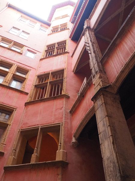 Courtyard of a house built in 1295