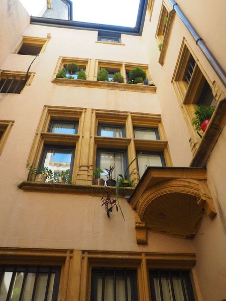 Pretty courtyard in a different building