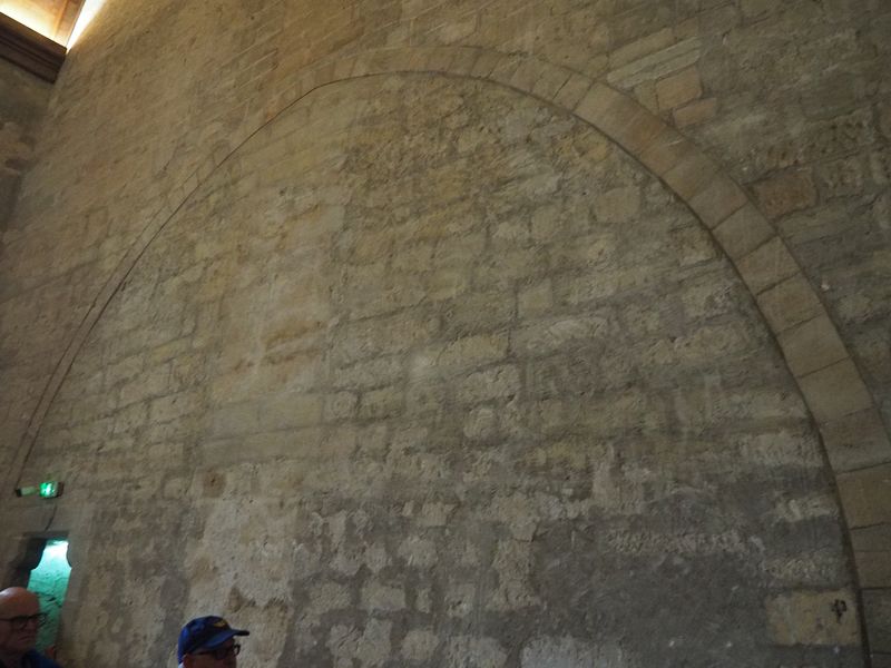 The bricks wtihin this archway were sometimes removed for large dinners