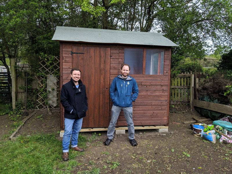 They recently built this shed