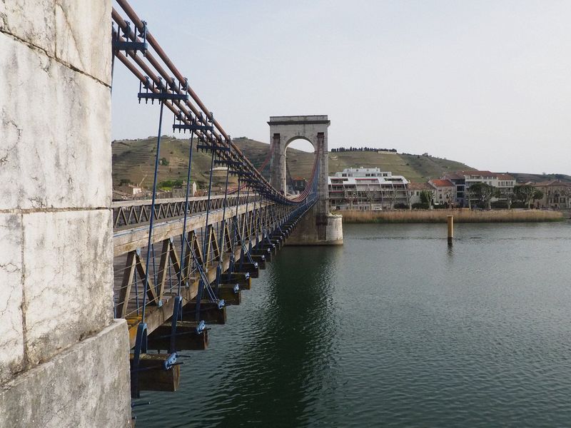 This suspension bridge was built in 1825