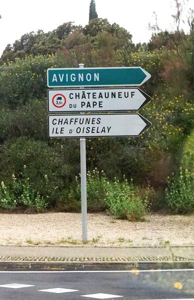 We are on our way to visit the Chateauneuf du Pape wine region