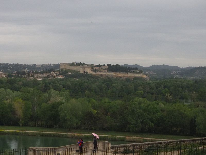 We can see the palace of the King of France across the river