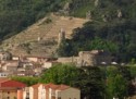 We can see the Tournon Castle across the Rhone River