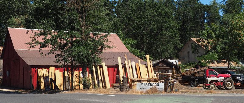 Old barn with rough sawn wood