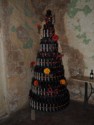 Wine bottle Christmas tree